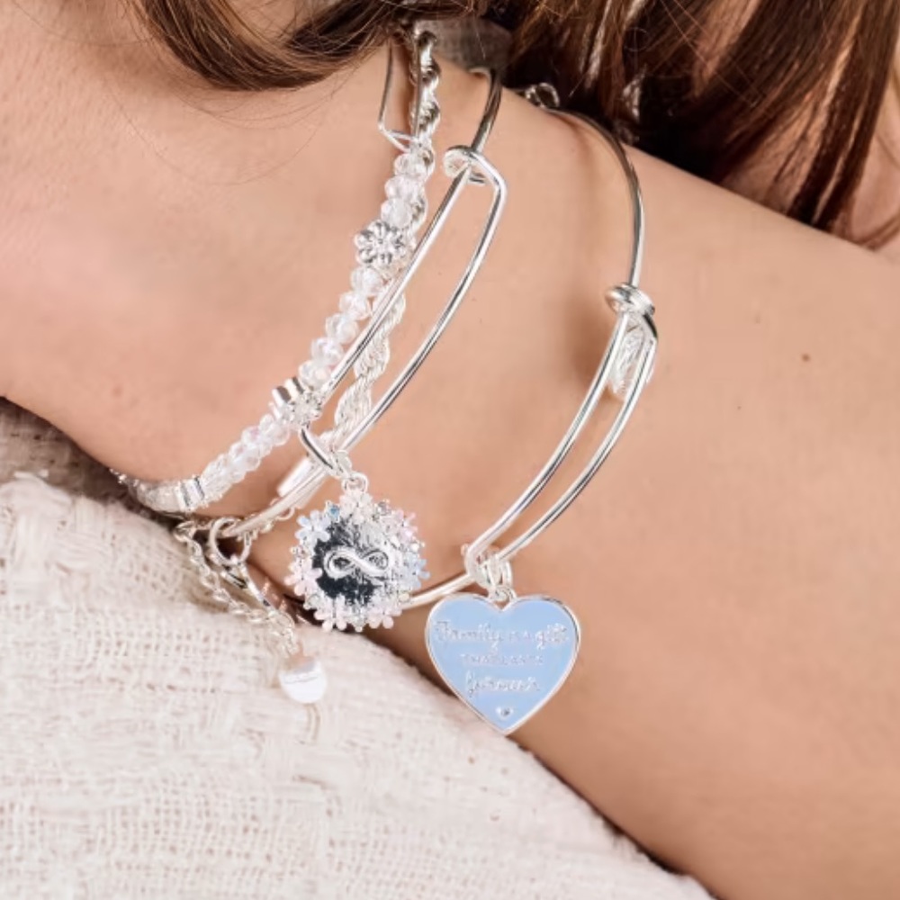 Alex and Ani  Bangle with Charm - Picture 3 of 3